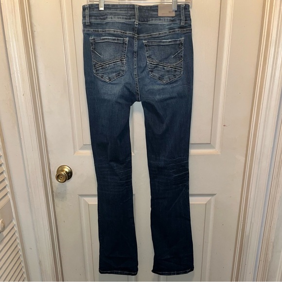 BKE Women’s Payton Universal Fit Mid Rise Tailored Bootcut Denim Jeans. Waist 30 - Picture 3 of 6